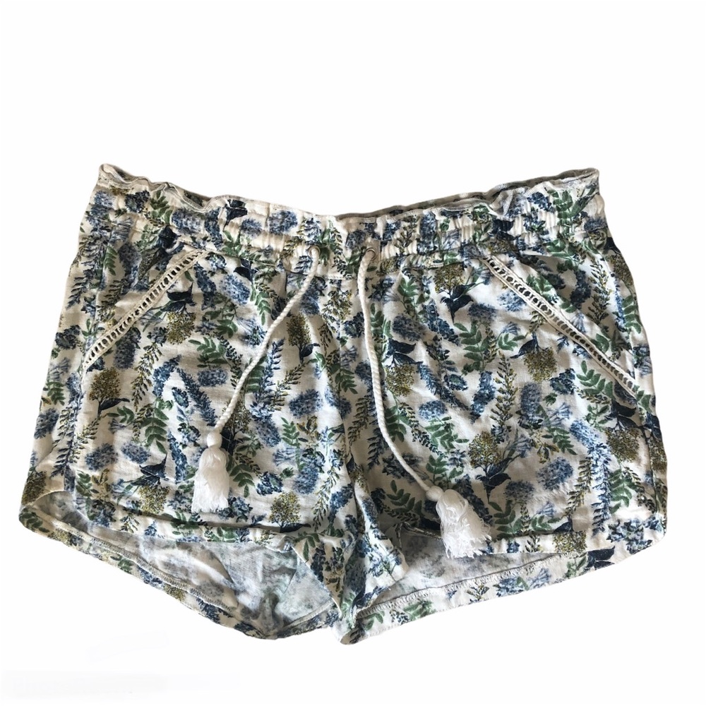 BOGO Rewind floral drawstring shorts